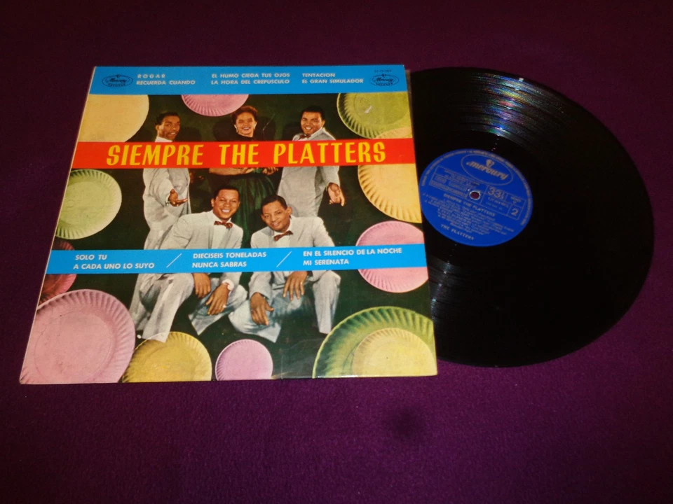 LP THE PLATTERS / SIEMPRE THE PLATTERS / MERCURY SPANISH PRESS MONO RNB - Photo 1/1