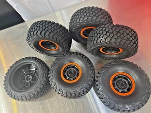 NEW 6-Piece Set of Traxxas UDR 1/7 Wheels and Tires - Picture 1 of 5
