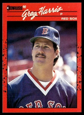 1990 Donruss Greg Harris Boston Red Sox #582 - Image 1 of 2