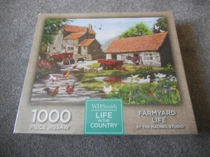WHSmith ~ LIFE IN THE COUNTRY ~ FARMYARD LIFE ~ MACNEIL STUDIO 1000 Puzzle NEU - Bild 1 von 2