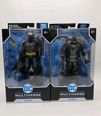 Lote de figuras de acción McFarlane Toys DC Multiverse Batman Death Metal y Future State Foto 1 de 4