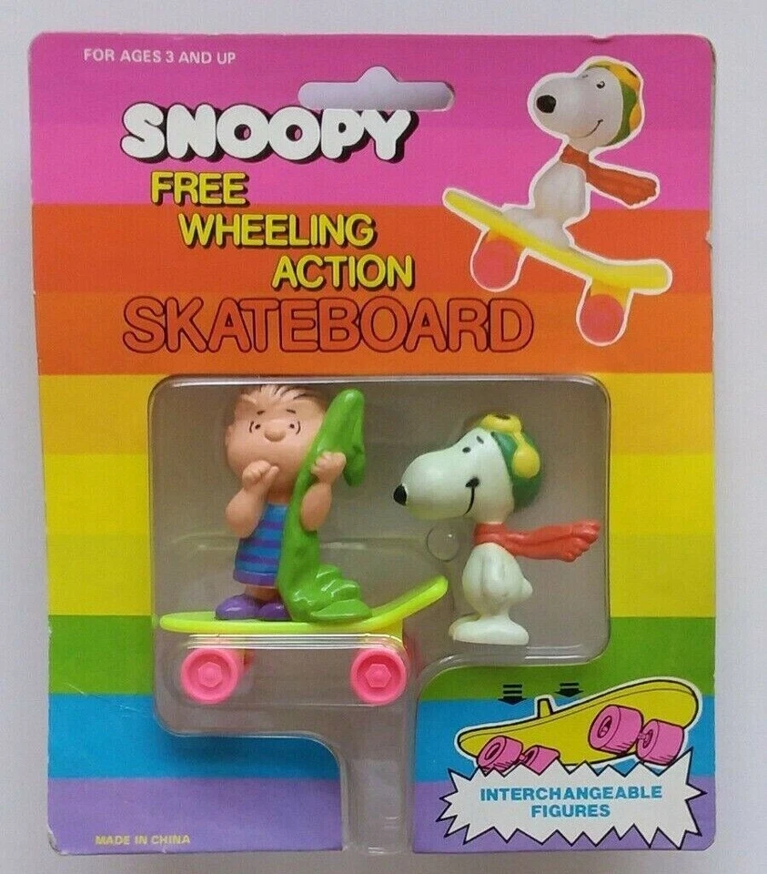 Snoopy Free Wheeling Action Skateboard - Linus/Snoopy Foto 1 de 1