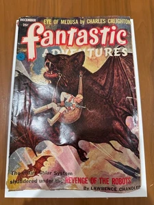 Fantastic Adventures Dec – “Revenge of the Robots” Chandler (Vintage Pulp) - Picture 1 of 11