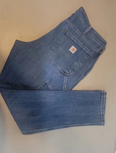 Carhartt Rugged Flex Relaxed Fit Double-Front Jeans Größe 14 Tall BD5110-W - Bild 1 von 5