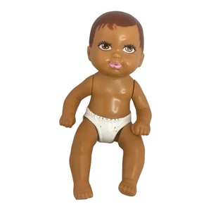 Mattel Barbie Tiny Baby Girl Newborn Puppe in Windel Afroamerikanerin - Bild 1 von 3