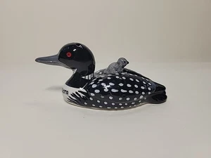 Vintage Loon Bird Ente Salz & Pfefferstreuer - Minnesota signiert CJ - Bild 1 von 7