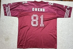 Vintage Puma Terrell Owens San Francisco 49ers Jersey Men’s 2XL Red NFL Football - Picture 1 of 10