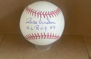 BILL VIRDON N.L. ROY 55 SIGNED AUTOGRAPHED M.L. BASEBALL BECKETT AUTH - Picture 1 of 2