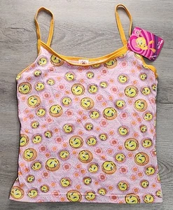 Tweety Bird Looney Tunes Tank Top Size Small Juniors Pink NEW with Tags - Picture 1 of 9
