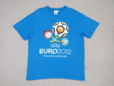 UEFA Euro 2012 Shirt Adult Extra Large Blue Poland Ukraine Football Soccer
