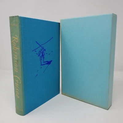 Robinson Crusoe от Daniel Defoe - 1958, Heritage Press с футляром, ИЛЛЮСТРАЦИИ - HC - Изображение 1 из 4