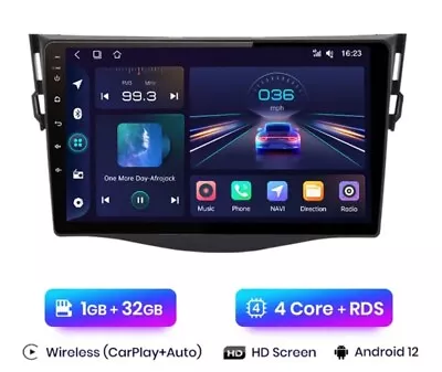Radio 2 din 9 " für Toyota Rav 4 Android GPS USB Bluetooth Navigator Wifi - Bild 1 von 4