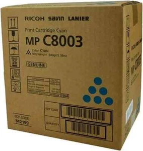 Toner Savin 842199, rendement 26000, cyan - Photo 1/3