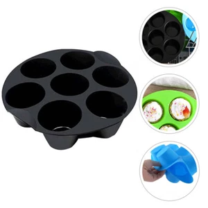 Silicone Cake Cup Muffin Cups Air Fryer Popsicle Mold Accessories - Picture 1 of 12
