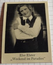 Actress ELSE ELSTER | Film Photo - Trading Card #2693