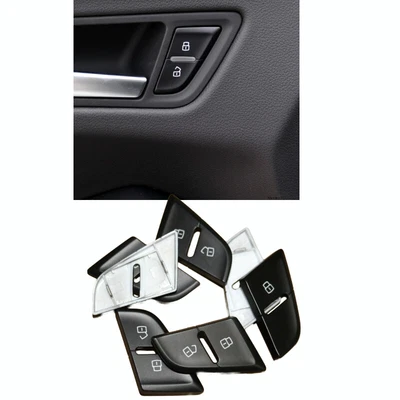 Cubierta de botón interruptor cerradura puerta cerradura puerta control central para Audi Q5 2010-2018 Foto 1 de 4