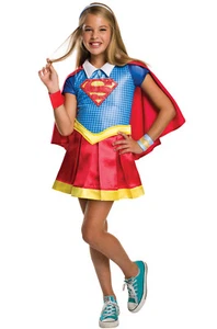Brand New DC Super Hero Girls Deluxe Supergirl Child Costume - Picture 1 of 1