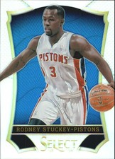 2013-14 Select Prizms Detroit Pistons Basketball Card #47 Rodney Stuckey