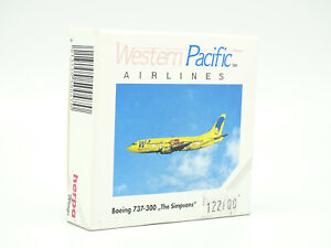 Herpa Avión Airlines 1/500 - Boeing 737 300 The Simpsons Oeste Pacific