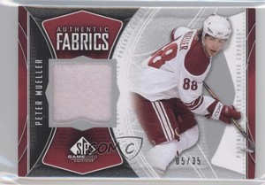 2009-10 SP Game Used Edition Authentic Fabrics /35 Peter Mueller #AF-PM Patch