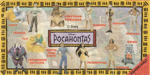 Vintage Nestle Minifigures - Pocahontas 2 Series (1996) - Choose a character! Cover