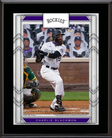Charlie Blackmon Colorado Rockies 10.5" x 13" Player Plaque Cover