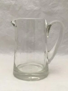 Vintage Glass 5.5"  Pitcher with  Star and Russian? Characters - Picture 1 of 5