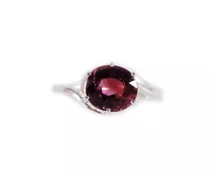 Anillo de turmalina rosa oscura antiguo de 21⁄2 quilates antigua Grecia esmeralda arco iris gema - Imagen 1 de 11
