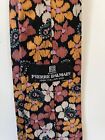 Vintage Pierre Balmain Paris Floral Ditsy Abstract Paisley Tie EUC Italian Silk