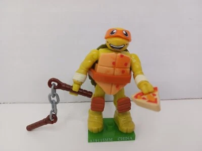 Mega Bloks Teenage Mutant Turtles Blind Bag Minifigure TMNT Mikey Series 1 - Image 1 of 2