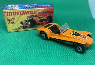 1971 MATCHBOX SUPERFAST NEW 60 LOTUS SUPER SEVEN DIE-CAST CAR  NO:60 - Image 1 of 4