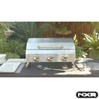 NXR 3 fuochi barbecue a gas piano in acciaio inox