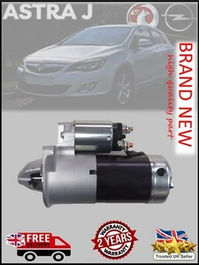 FITS VAUXHALL ASTRA J 2.0 CDTI DIESEL 2009 - 2017 STARTER MOTOR NOT STOP START - Picture 1 of 13