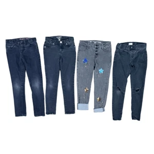 Cat & Jack / Children’s Place / SO Jean Bundle 4 Pairs Size 10 Girls - Picture 1 of 4