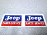 1-3/8" X 1-1/8" PAIR WILLYS JEEP WATER SLIDE DECALS 4X4 OFF ROAD TOY PARTS 
