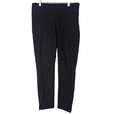 Pantalones al tobillo ajustados Athleta Wander negros talla 10 elásticos tiro alto hasta el tobillo Foto 1 de 4
