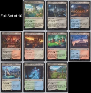 MTG (10) Tap Dual Lands - Full Set - Final Fantasy -o76 - Picture 1 of 21