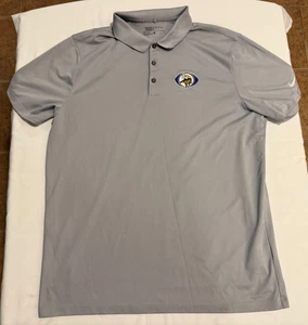 Minnesota Vikings Nike Golf Dri-Fit Poloshirt - Grau - Größe L - 100% Polyester - Bild 1 von 4