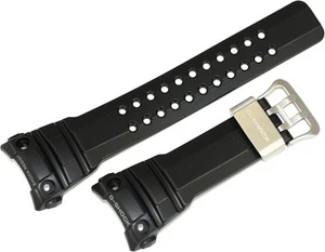 New CASIO Genuine Replacement Band Strap Urethane Black 10473487 from Japan - Picture 1 of 2