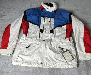 Obermeyer Foundation Jacke Herren S Fresno rot blau Ski Snowboard Mantel neu mit Etikett $ 295 - Bild 1 von 11