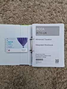 ACCA Advanced Taxation (ATX) FA24 Kaplan Study Material - Pocket Notes, Workbook - Picture 1 of 1