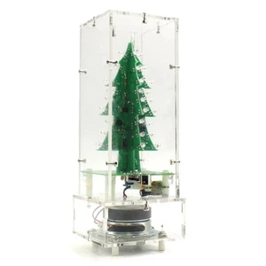 DIY Colorful Music Christmas Tree LED Kit 3D USB Powered Interactive Light - Picture 1 of 9