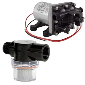 Shurflo 12 Volt RV Water Pump 3.0 GPM - 4008-101-A65 / E65 & 1/2" | RV Plumbi... - Picture 1 of 7