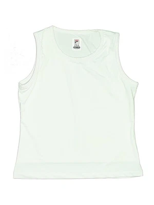 Camiseta verde sin mangas FILA 12 para niñas Foto 1 de 2