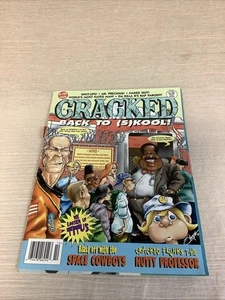 Vintage Cracked Magazine # 348 October 2000- Goes Back To (S)kool (Newsstand) - Picture 1 of 6