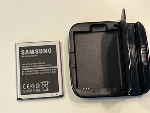 Chargeur téléphone OFFICIEL Samsung EBH-1G6MLA Galaxy S3 III NOIR + support + batterie d'occasion - Photo 1 sur 5