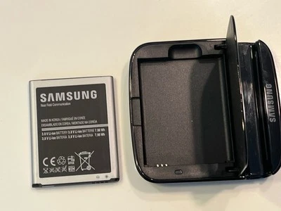 Б/у официальный Samsung EBH-1G6MLA Galaxy S3 III черный телефон зарядное устройство + стойка + аккумулятор - Изображение 1 из 4