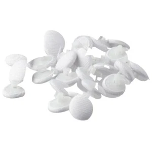 70Pcs 12.5mm Plastic Shank Tuxedo Button Fabric Covered Fabric Covered Tuxedo - Picture 1 of 9
