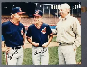 Cleveland Indians Buddy Bell & Sohn David Bell signiert/autogrammiertes Farbfoto-- - Bild 1 von 1