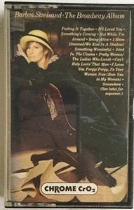 Barbra Streisand The Broadway Album Audio Music Cassette Tape 1985 - Picture 1 of 4